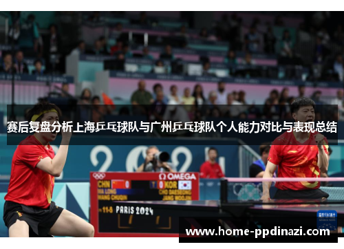 赛后复盘分析上海乒乓球队与广州乒乓球队个人能力对比与表现总结